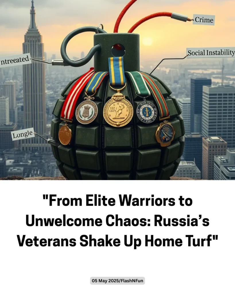 From Elite Warriors to Unwelcome Chaos: Russia’s Veterans Shake Up Home Turf" - putin calls the m'the elite'
