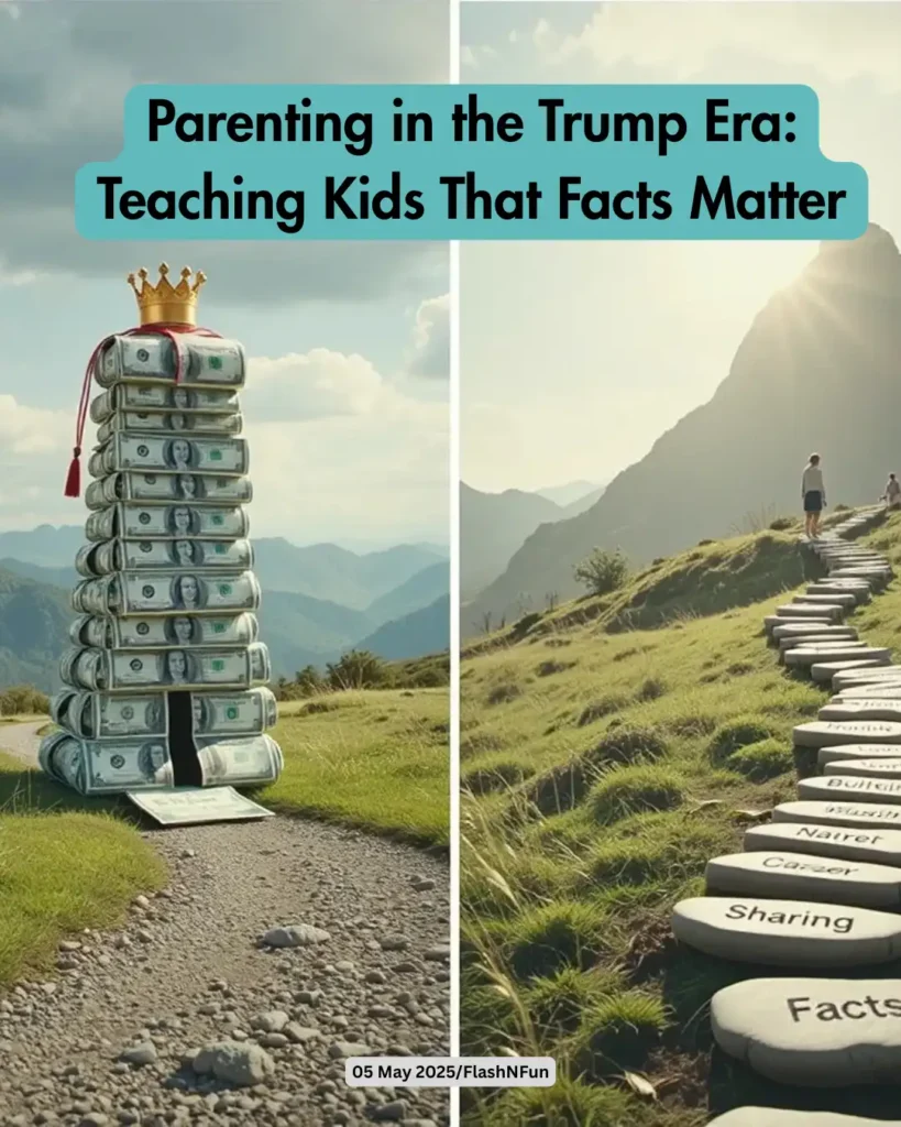 Parenting in the Trump Era: Teaching Kids That Facts Matter. Don't let my kids to be like trump.