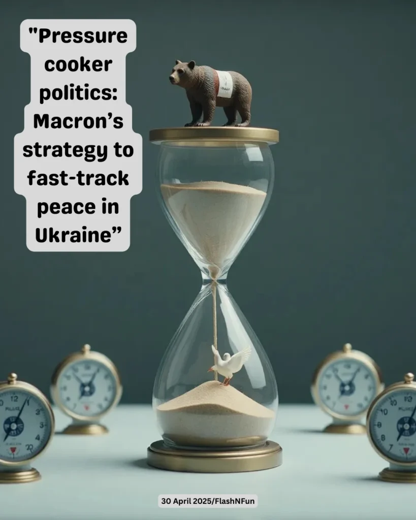 Macrons' strategy to fast-track peace in Ukraine.