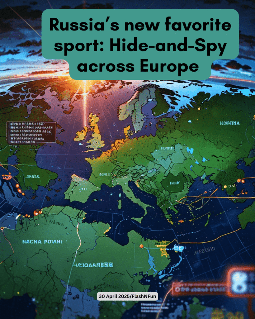 Russia’s new favorite sport: Hide-and-Spy across Europe
