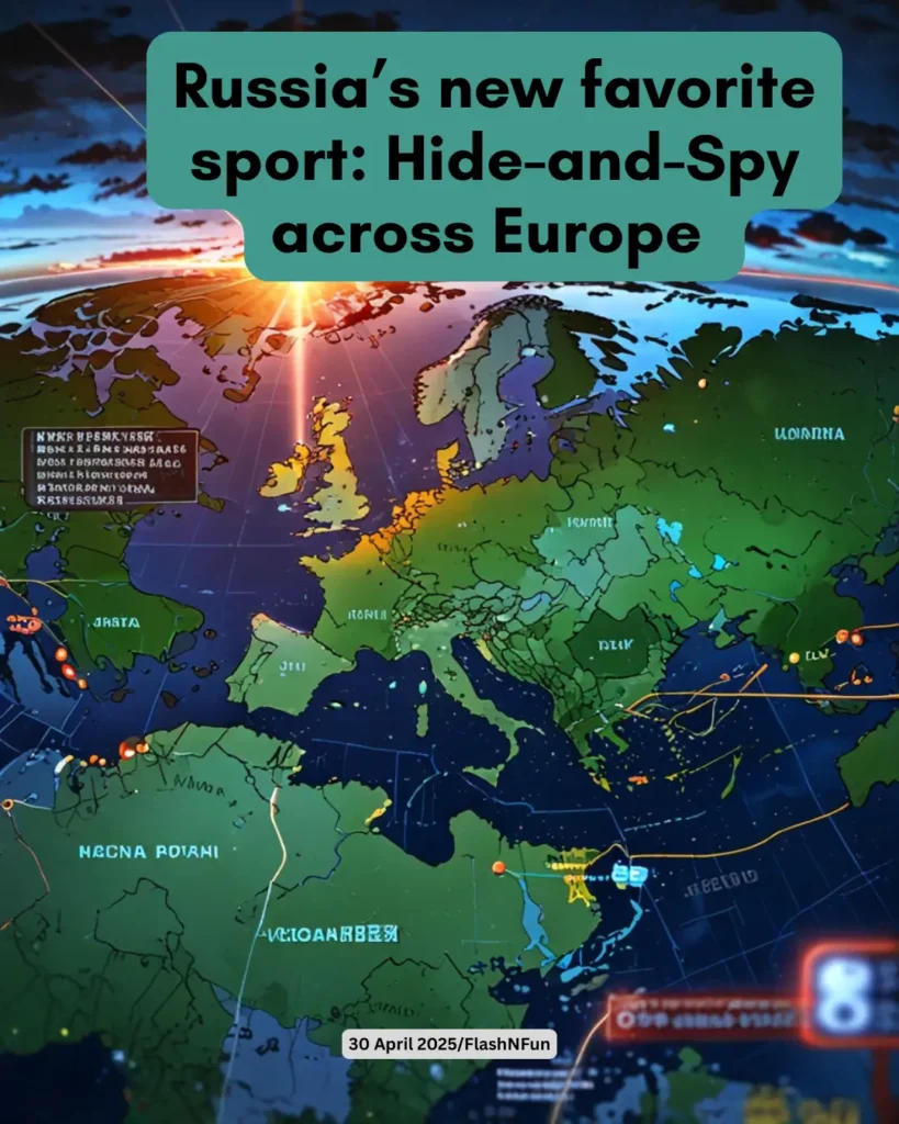 Russia's sport of hide-and-spy across Europe