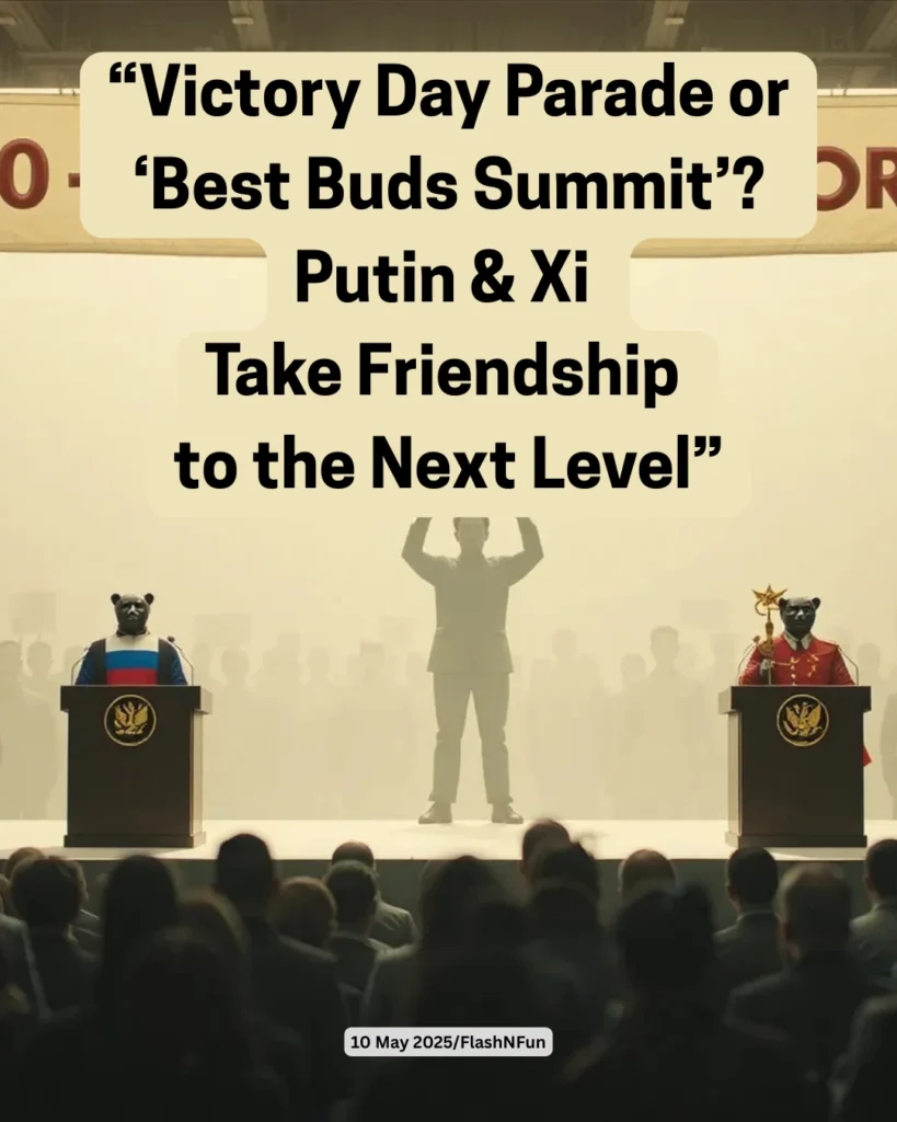 #victoryday
#putin
#xijinping
#russiachina
#summit
#friendshipgoals
#worldpolitics
#geopolitics
#internationalrelations
#moscowparade
#globalnews
#flashnfun
#trendingnews
#politicalmemes
#news2025
#alliances
#diplomacy
#worldleaders
#currentaffairs
#paradememe