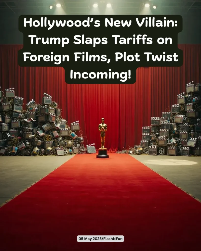 Hollywood’s New Villain: Trump Slaps Tariffs on Foreign Films, Plot Twist Incoming!