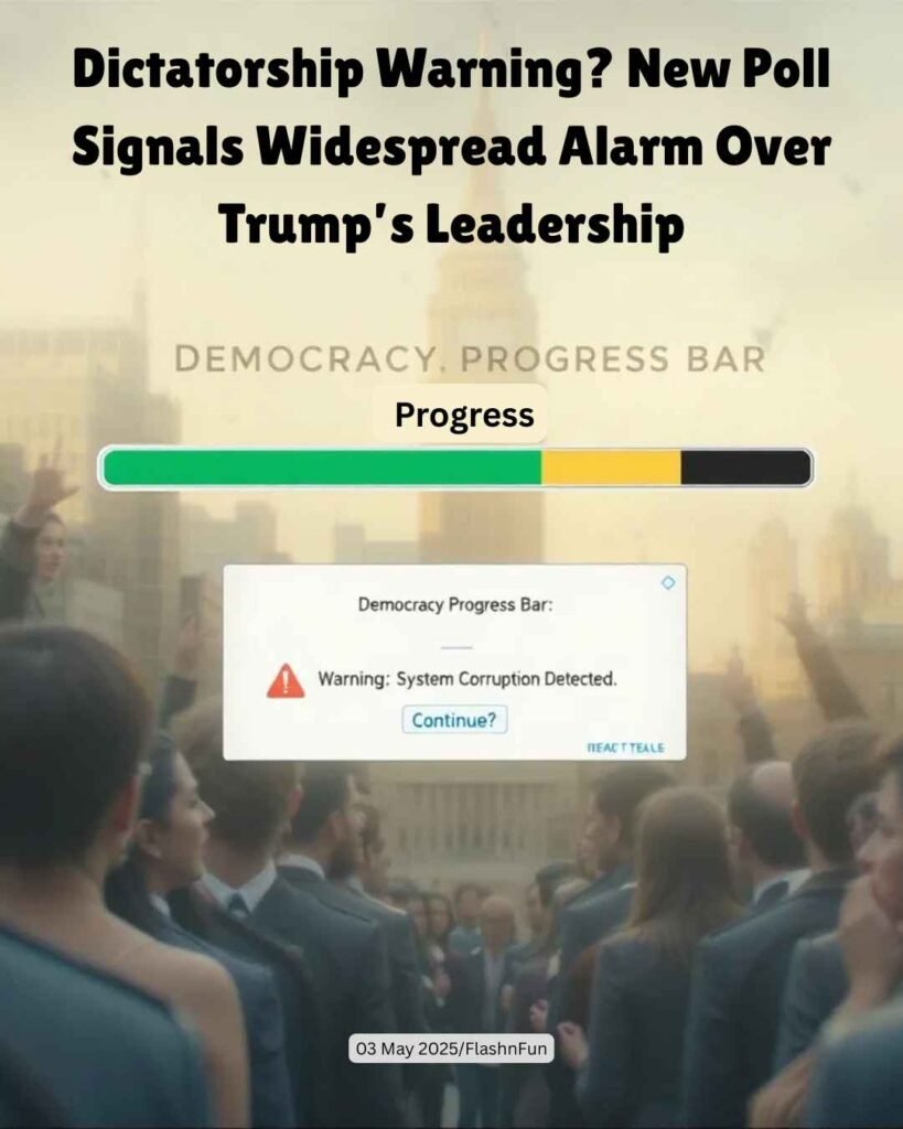 Dictatorship Warning? New Poll Signals Widespread Alarm Over Trump’s Leadership