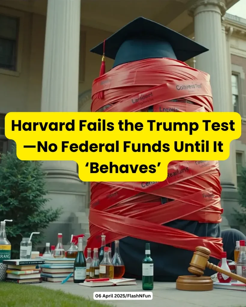 Harvard Fails the Trump Test—No Federal Funds Until It ‘Behaves’