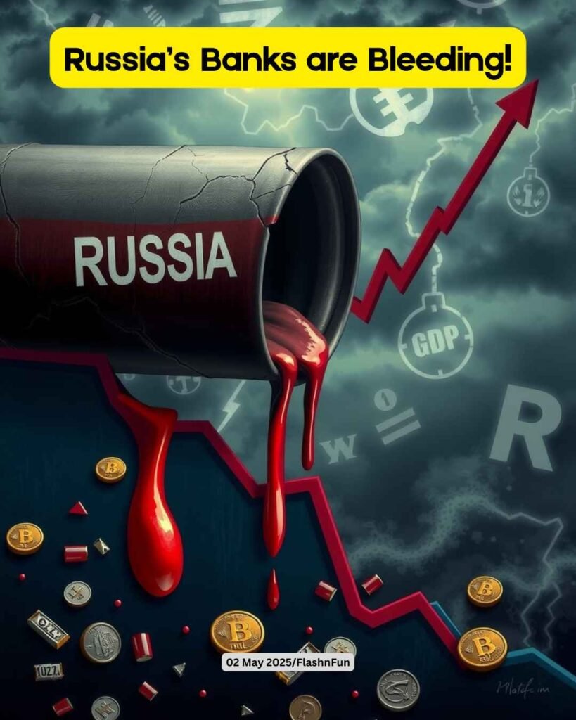 russian banks are on the brink of collapse - they are bleeding!