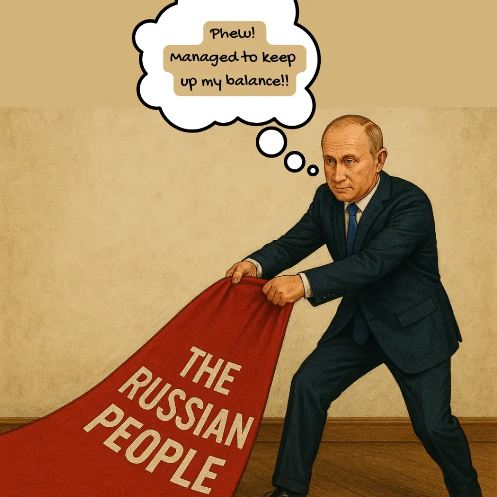 putin pulls the rug from under the feet of his people