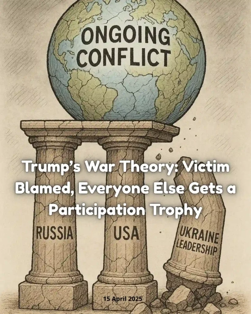 Trump’s War Theory: Victim Blamed, Everyone Else Gets a Participation Trophy