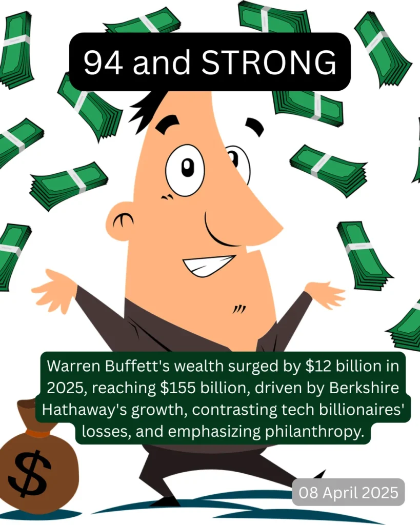 warren buffet at 94, going strong with the economy