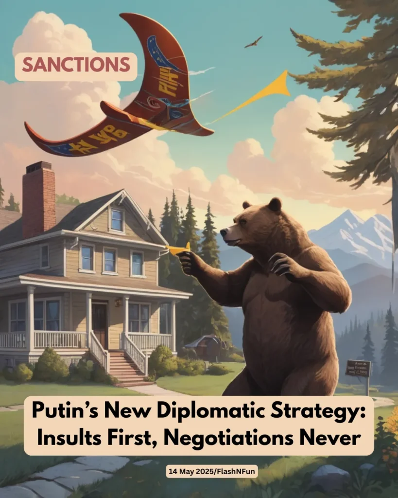 Russian President Vladimir Putin criticized Western leaders as "morons" during a discussion on post-ceasefire economics, following threats of new sanctions if he refused to attend peace talks in Turkey, despite growing pressure.