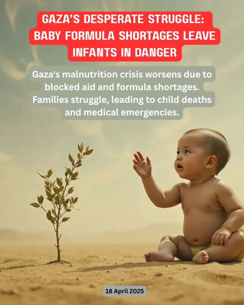 Gaza's malnutrition crisis worsens due to blocked aid and formula shortages. Families struggle, leading to child deaths and medical emergencies.
