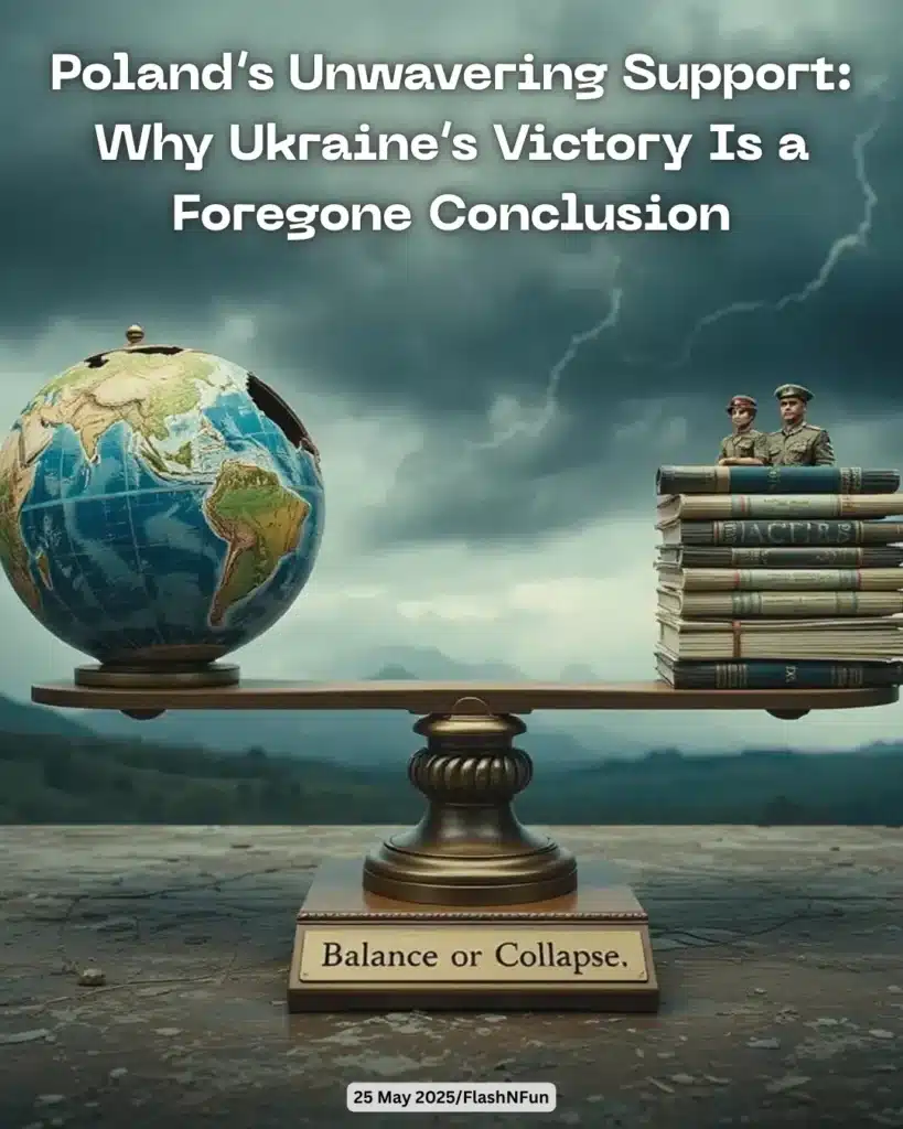 Poland’s Unwavering Support: Why Ukraine’s Victory Is a Foregone Conclusion
#ukrainewar, #polandsupport, #standwithukraine, #europeanunity, #russiavsukraine, #geopoliticalbalance, #ukrainevictory, #natoalliance, #globalconflict, #ukrainecrisis, #polandstandswithukraine, #militarysupport, #worldwartrends, #slavicsolidarity, #europeansecurity, #defendfreedom, #flashnfun, #balanceorcollapse, #globaltensions, #easternfront