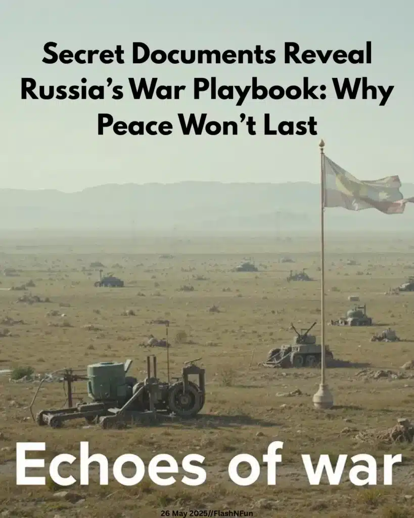 Secret documents suggest Russia may prepare for another major conflict after a peace deal with Ukraine, with intelligence officials warning of Moscow's aggressive military strategy and concerns about Russia's geopolitical ambitions beyond Ukraine, raising future confrontations.#warnews, #russiaukraine, #secretfiles, #militarystrategy, #worldconflict, #breakingnews, #geopolitics, #defense, #warupdates, #globalnews, #peacethreat, #russianarmy, #internationalrelations, #security, #warplaybook, #newsalert, #currentaffairs, #warzone, #militarydocuments, #flashnfun