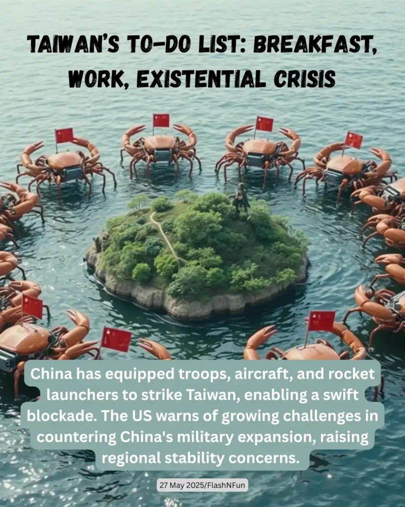 China has equipped troops, aircraft, and rocket launchers to strike Taiwan, enabling a swift blockade. The US warns of growing challenges in countering China's military expansion, raising regional stability concerns.