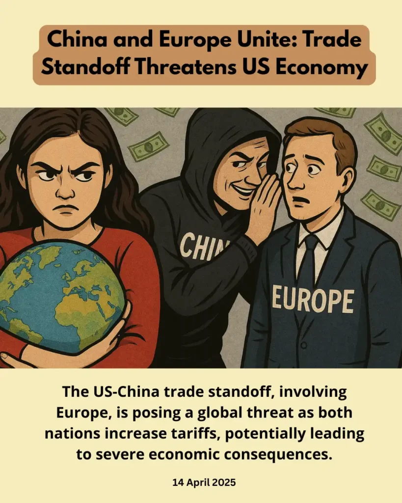 US-China trade standoff, involving Europe, is posing a global threat as both nations increase tariffs.