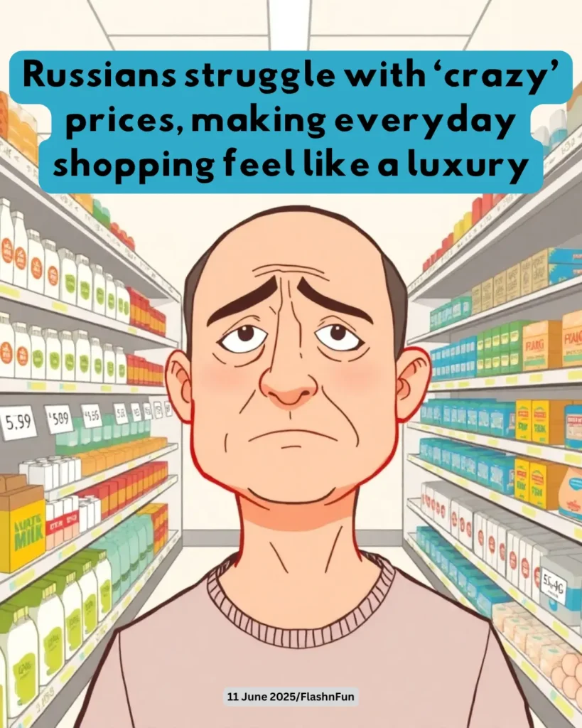 Russians struggle with ‘crazy’ prices, making everyday shopping feel like a luxury.#russiainflation, #costoflivingcrisis, #groceryprices, #economicstruggles, #everydayluxury, #russianeconomy, #pricehike, #foodcrisis, #inflationimpact, #russianshoppers, #flashnfun, #strugglingfamilies, #pricewars, #inflationnews, #retailprices, #grocerystorelife, #middleclasscrisis, #economywatch, #dailycosts, #survivalshopping, #realitiesoflife, #budgetstrain, #newsupdate, #globalinflation, #russiareality