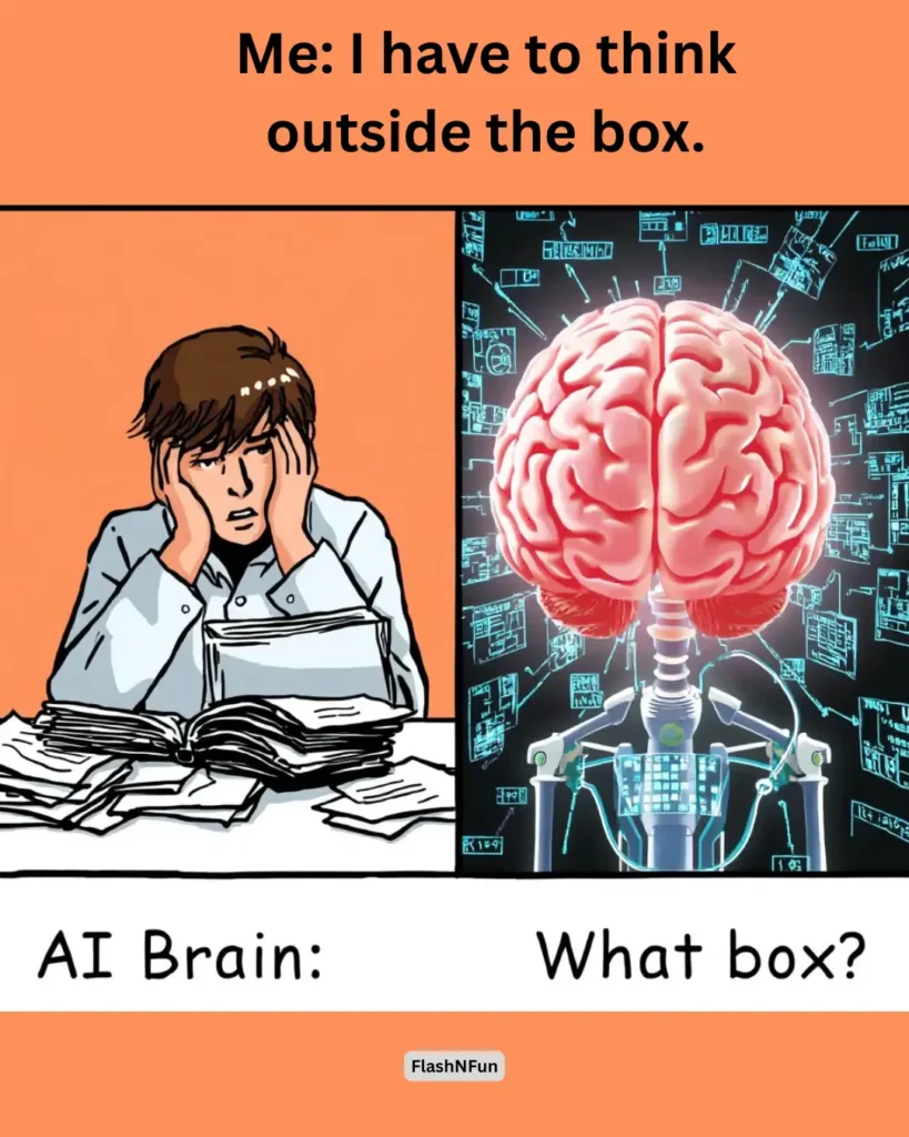 The contrast between imaginative limitation and limitless logic—how human effort reaches for insight, while artificial intelligence effortlessly transcends conventional frameworks of thought.#ai, #artificialintelligence, #neurotech, #futurism, #brainpower, #digitalmind, #technomind, #cyborgfuture, #transhumanism, #machinelearning, #deeplearning, #innovation, #datascience, #futuretech, #humanvsmachine, #brainchip, #intelligence, #futurevision, #aesthetictech, #cognition, #aiart, #technophilosophy, #flashnfun, #philosophymeetscode, #mindmerge