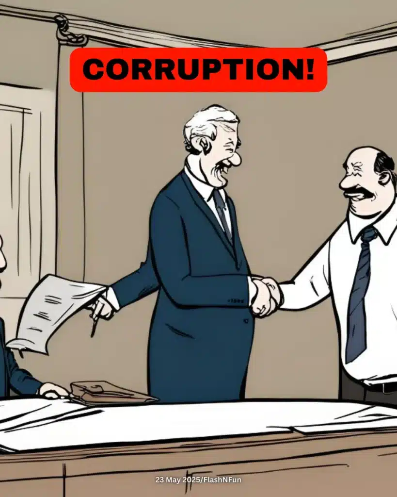 Corruption - An advanced skill where politicians mysteriously ‘lose’ millions but never their luxury cars or vacation homes.