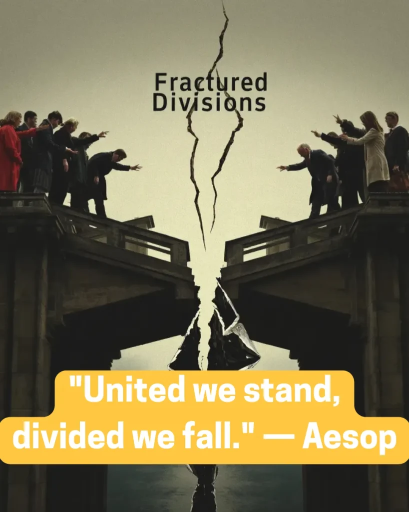 The quote "United we stand, divided we fall" means strength comes from unity. When people work together, they overcome challenges and succeed. But if they are divided or fight among themselves, they become weak and vulnerable, leading to failure or defeat. It emphasizes the power of teamwork and solidarity.#unity, #togetherness, #strength, #teamwork, #solidarity, #division, #fractured, #community, #inspiration, #motivation, #aesop, #quotes, #wisdom, #collaboration, #support, #cooperation, #leadership, #groupwork, #success, #power, #unityquotes, #lifelessons, #socialimpact, #collective, #standtogether