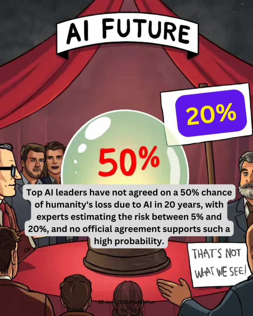 Future of AI -
Top AI leaders have not agreed on a 50% chance of humanity's loss due to AI in 20 years, with experts estimating the risk between 5% and 20%, and no official agreement supports such a high probability.#ai, #future, #aileaders, #humanity, #risk, #probability, #experts, #estimation, #technology, #crystalball, #predictions, #agreement, #20years, #5percent, #20percent, #50percent, #controversy, #aiimpact, #society, #innovation